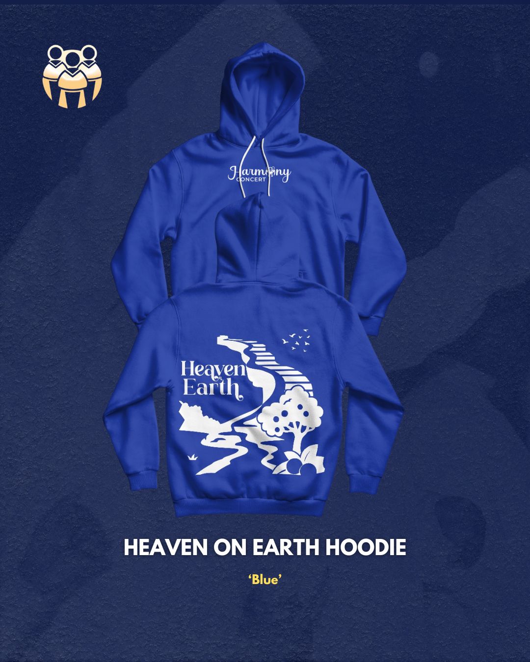 Harmony Hoodie Blue