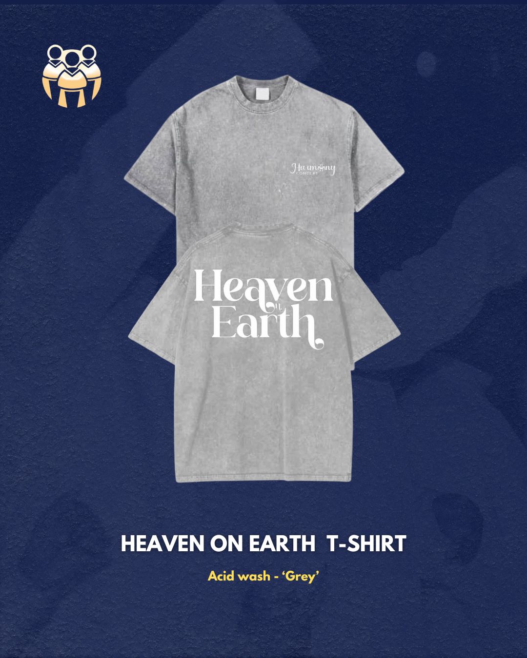 T-Shirt Acid Wash Grey