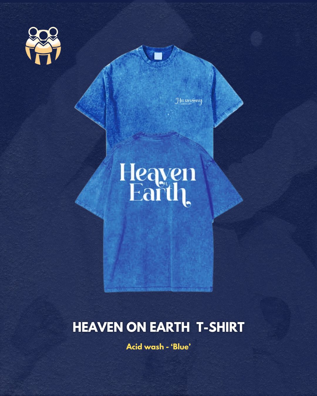 T-Shirt Acid Wash Blue